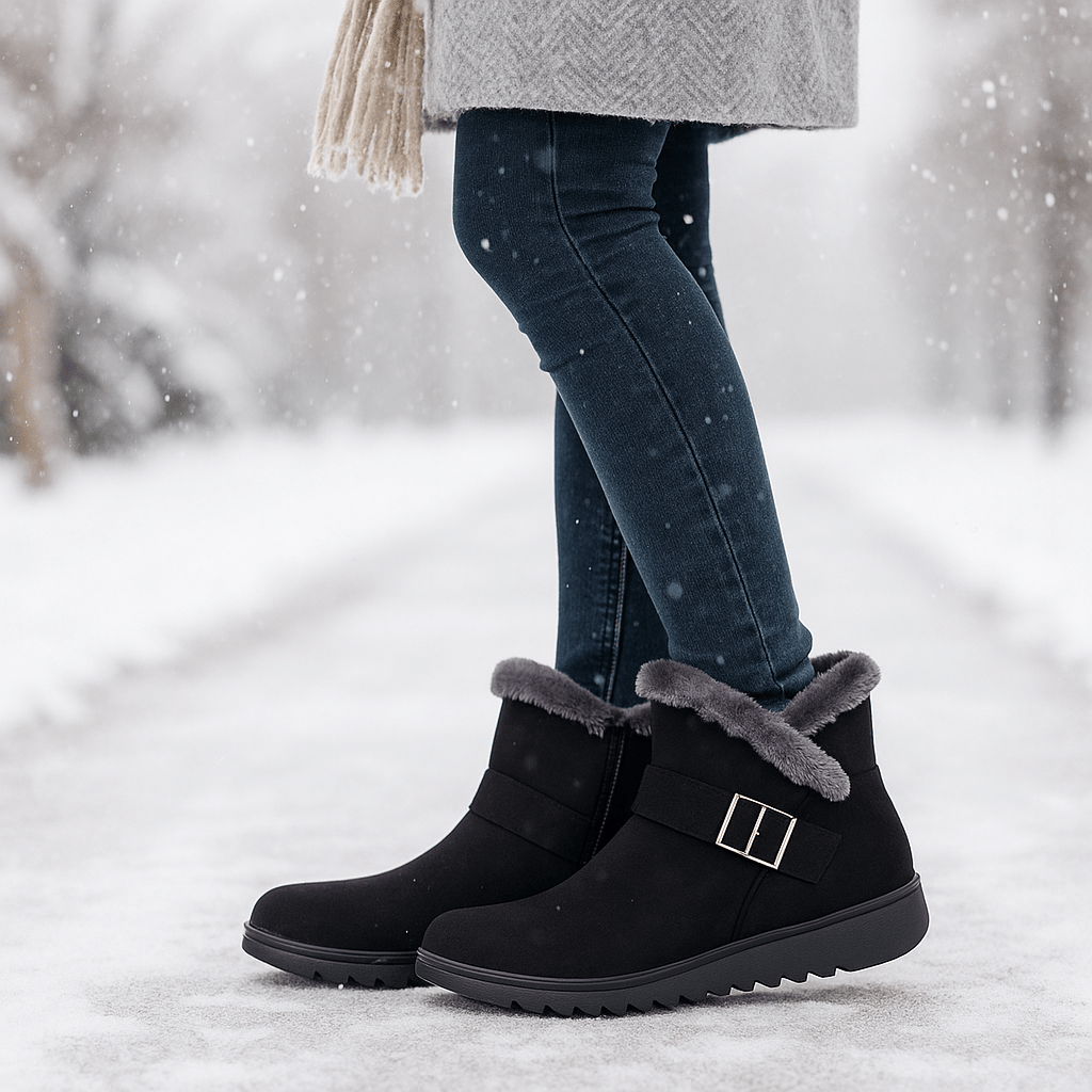 Klaire Talvikengät Nahasta - EmiyoSuomi - Naisten talvikengät