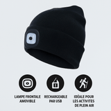 LED - pipo irrotettavalla otsavalolla - EmiyoSuomi - Lämpimät pipot