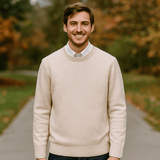 Liam - Mukava Löysä Neule - Pehmeä Tyylikäs Istuvuus - EmiyoSuomi - Villapaita Miehet