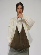 Liana - Pehmeä mokkannahkainen olkalaukku - EmiyoSuomi - Käsilaukku