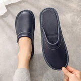 Naisten tossut slip-on kotikäyttöön vegaaninahka pehmeä pohja