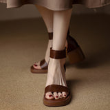 DAISY - Korkokenkä Sandalet - Mukava - Tyylikäs - Kestävä-kengät-EmiyoSuomi