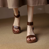 DAISY - Korkokenkä Sandalet - Mukava - Tyylikäs - Kestävä-kengät-EmiyoSuomi