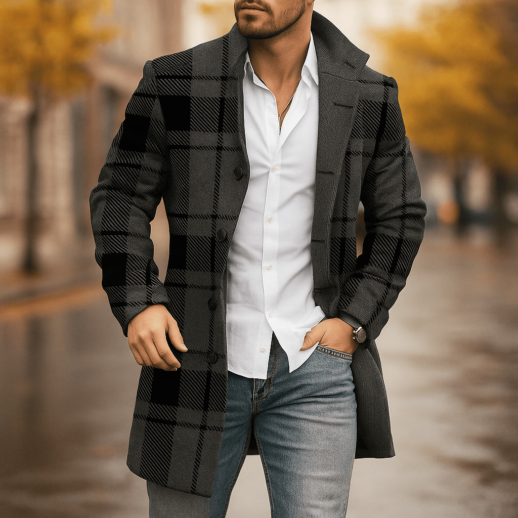 Mark – Kevyt tuulenpitävä takki - EmiyoSuomi - Takit - Miehet