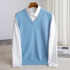 Miesten Merino Villaneule | V-kaula, Kerrostuva Neule