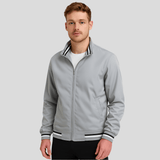 Miesten bomber - takki - raidalliset yksityiskohdat - tyylikäs mukavuus - EmiyoSuomi - Bomberjacket - Mies