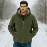 Miesten Fleece - takki - Sherpa Vuori - Vetoketjuhuppu - Normaali Istuvuus - EmiyoSuomi - Takit - Miehet