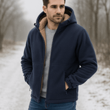 Miesten Fleece - takki - Sherpa Vuori - Vetoketjuhuppu - Normaali Istuvuus - EmiyoSuomi - Takit - Miehet