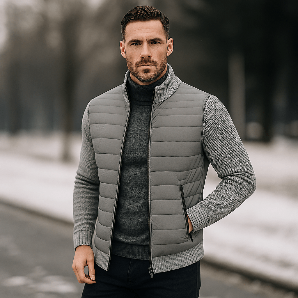 Miesten klassinen takki - pystykrae - ajaton muotoilu - EmiyoSuomi - Takit - Miehet