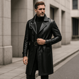 Miesten klassinen virallinen pitkä takki – ajaton eleganssi – mukavuus - EmiyoSuomi - Takit - Miehet