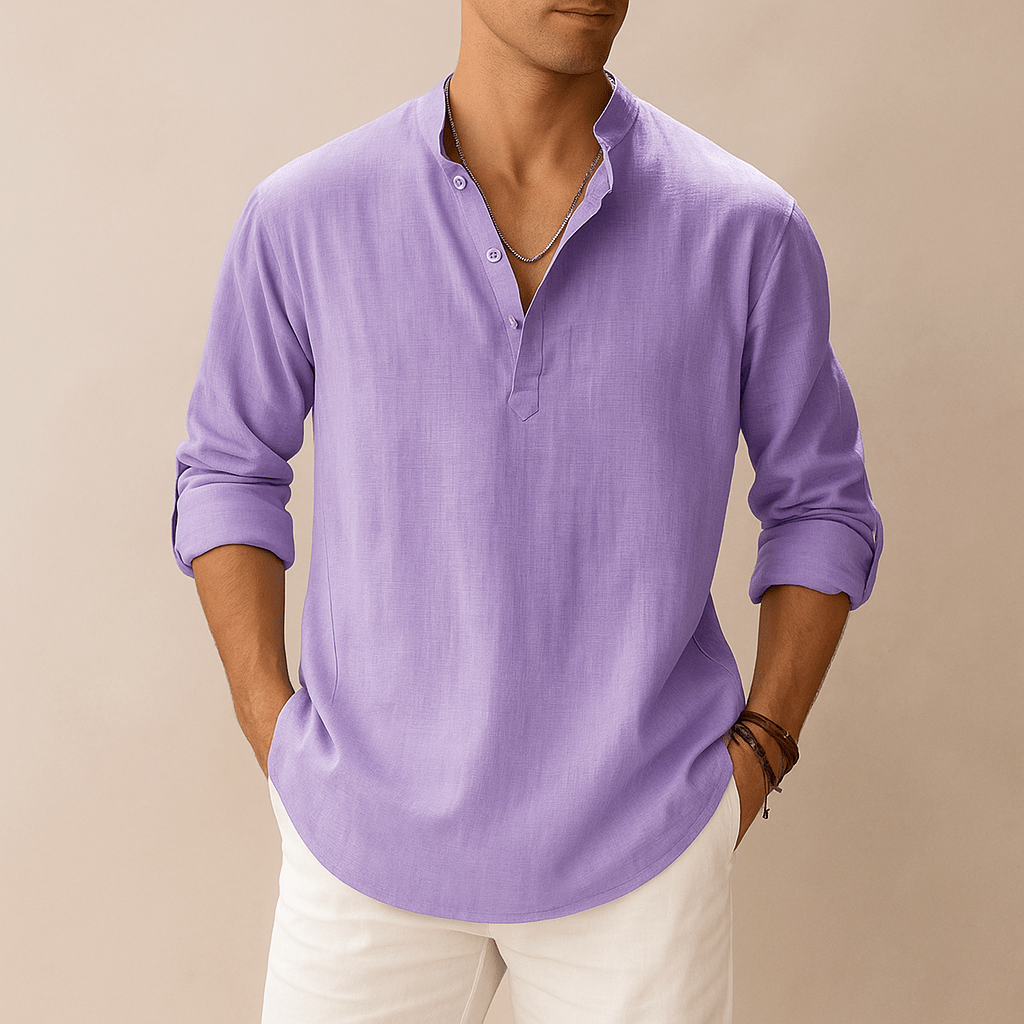 Miesten Pellavapaita – Kevyt ja Tyylikäs - EmiyoSuomi - Miesten T - paidat