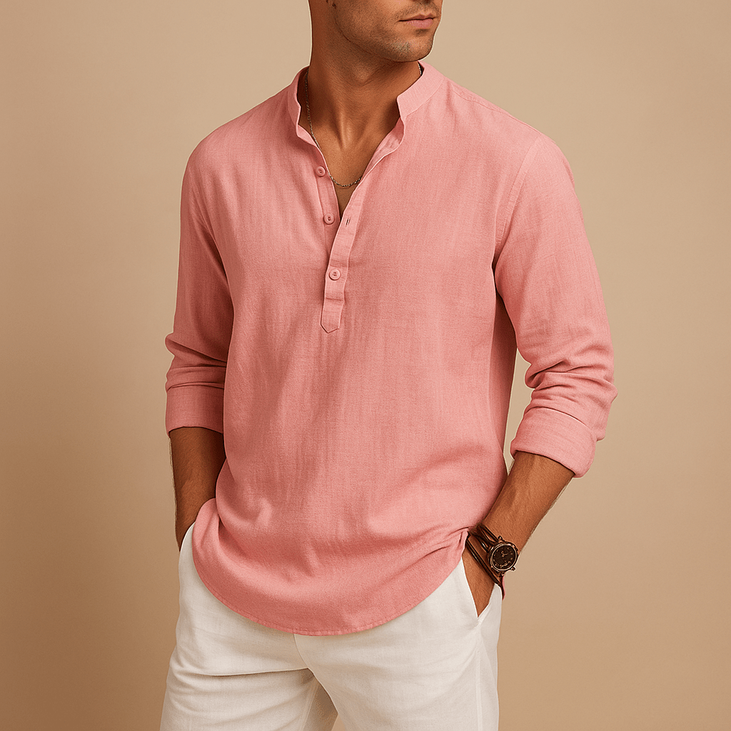 Miesten Pellavapaita – Kevyt ja Tyylikäs - EmiyoSuomi - Miesten T - paidat