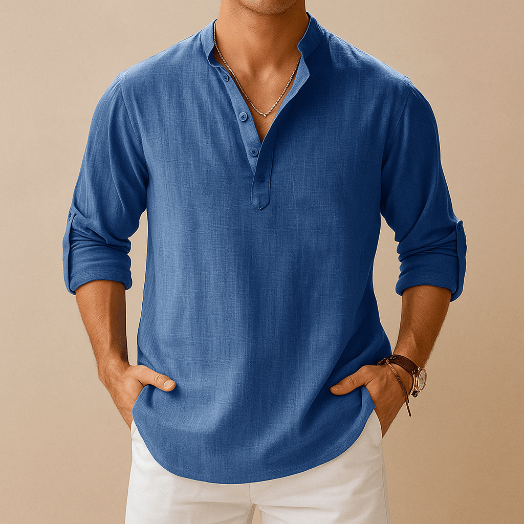 Miesten Pellavapaita – Kevyt ja Tyylikäs - EmiyoSuomi - Miesten T - paidat