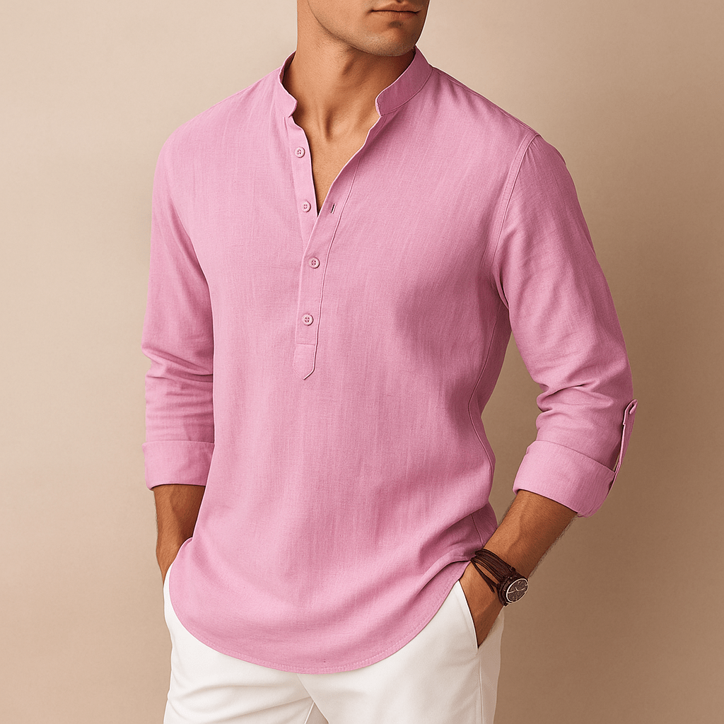 Miesten Pellavapaita – Kevyt ja Tyylikäs - EmiyoSuomi - Miesten T - paidat