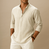 Miesten Pellavapaita – Kevyt ja Tyylikäs - EmiyoSuomi - Miesten T - paidat