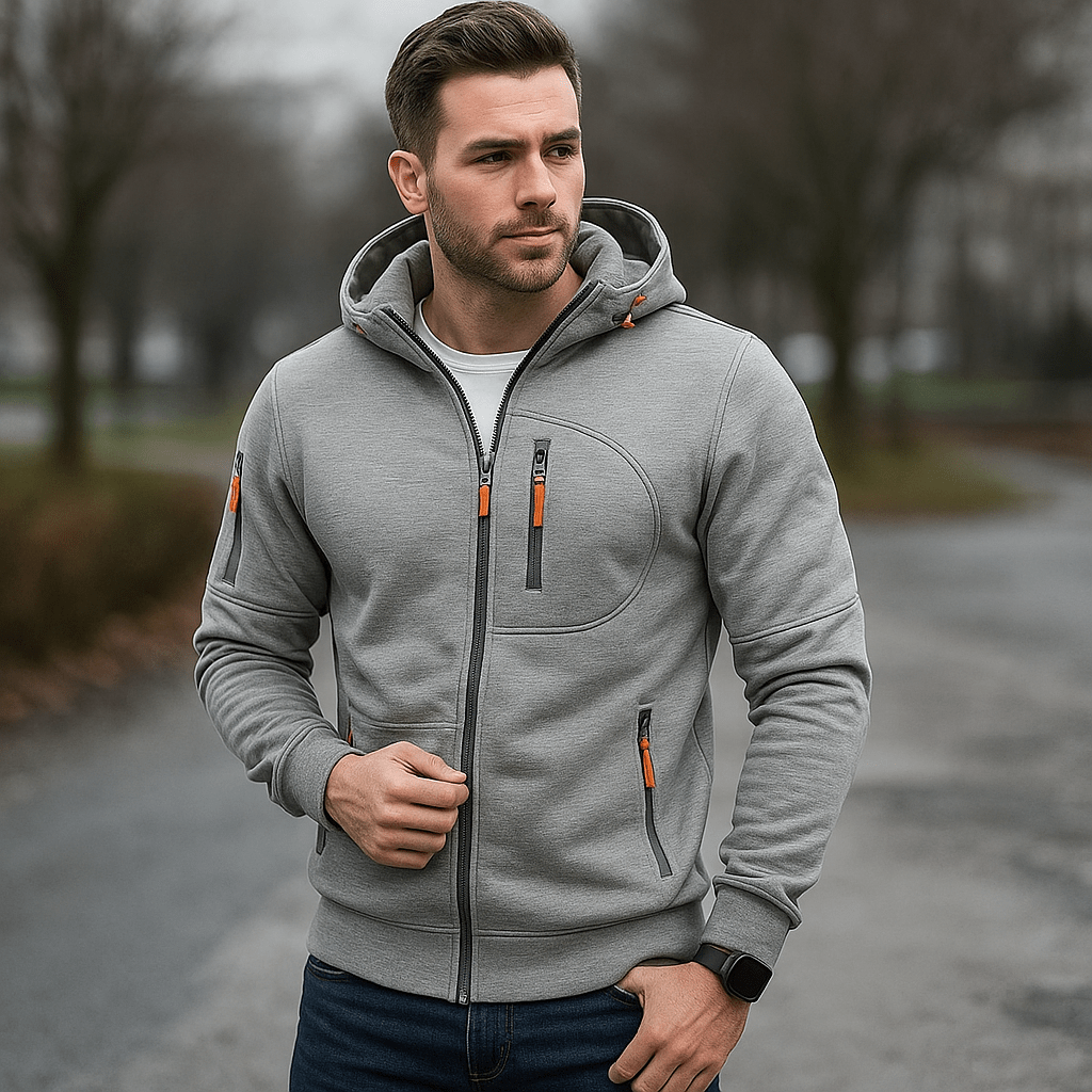 Miesten rento huppari - Mukava - Tyylikäs - Monikäyttöinen - EmiyoSuomi - Takit - Miehet