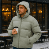 Miesten talvi hiihtotakki Donsjas hupulla Regular Fit - EmiyoSuomi - Ski takit