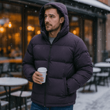 Miesten talvi hiihtotakki Donsjas hupulla Regular Fit - EmiyoSuomi - Ski takit