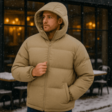 Miesten talvi hiihtotakki Donsjas hupulla Regular Fit - EmiyoSuomi - Ski takit