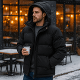 Miesten talvi hiihtotakki Donsjas hupulla Regular Fit - EmiyoSuomi - Ski takit