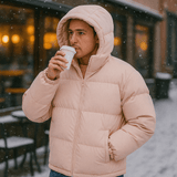 Miesten talvi hiihtotakki Donsjas hupulla Regular Fit - EmiyoSuomi - Ski takit