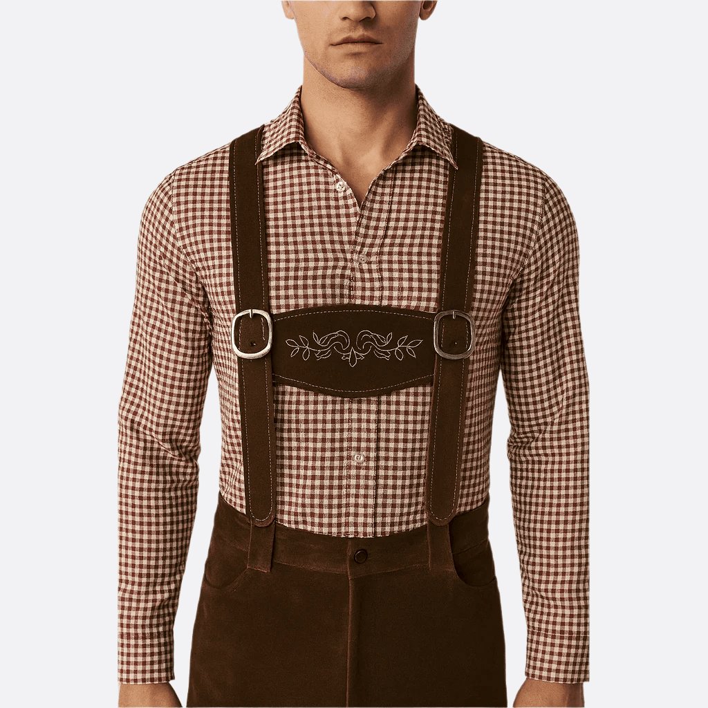 Miesten Trachten - housut ja Suspensorit - Nahka - Oktoberfest - valmis - EmiyoSuomi - Oktoberfest - Miehet