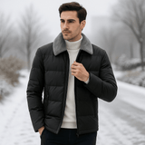 Miesten Tyylikäs Hienostunut Untuvatakki - Kevyt Lämpö - Tyylikäs Mukavuus - EmiyoSuomi - Takit - Miehet