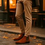 Miesten Tyylikkäät Chelsea - saappaat Ekosynteettisestä Nahasta - EmiyoSuomi - miesten nilkkurit