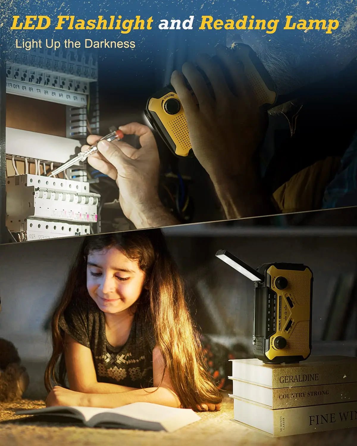 Monitoiminen hätäradio latausvaihtoehdoilla - SafeSignal - EmiyoSuomi - Leirintäalue