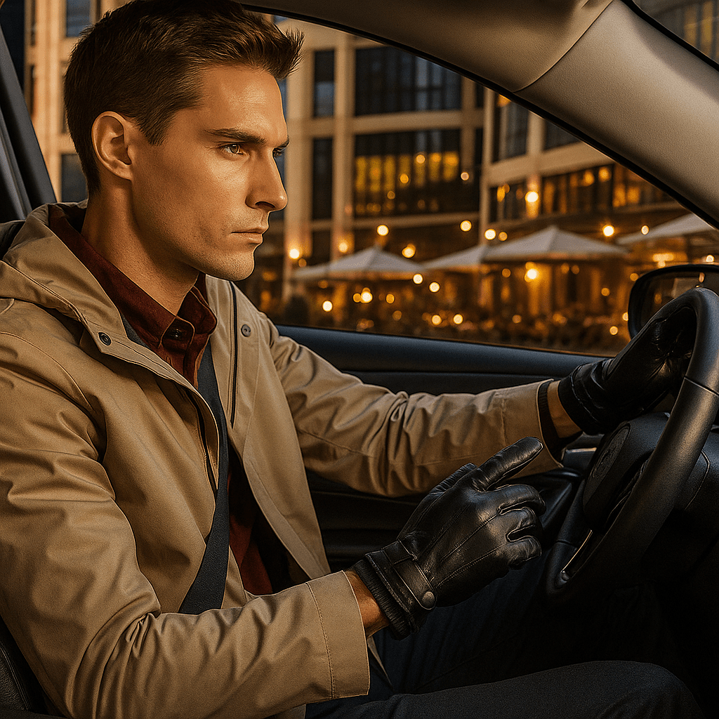 Nahkakäsineet Miehet Felix – Eleganssia & Lämpöä - EmiyoSuomi - Lämmitettävät käsineet