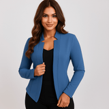 Naisten Blazeri - Räätälöity Istuvuus - Avoin Etuosa - Notch Kaulus - EmiyoSuomi - Neuleet