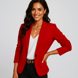 Naisten Bleiseri - Räätälöity Istuvuus - Pitkät Hihat - Elegantti Takki - EmiyoSuomi - Neuleet