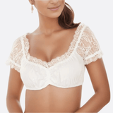 Naisten Dirndlbluse - Pehmeä Materiaali - Elegantti Oktoberfest Ilme - EmiyoSuomi - Oktoberfest - Nainen