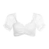 Naisten Dirndlbluse - Pehmeä Materiaali - Elegantti Oktoberfest Ilme - EmiyoSuomi - Oktoberfest - Nainen