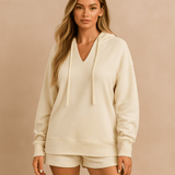 Naisten Hupparit - Korkealaatuinen - Leveät Hihat - Rentouttava Leikkaus - EmiyoSuomi - Neulepusero Nainen