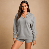 Naisten Hupparit - Korkealaatuinen - Leveät Hihat - Rentouttava Leikkaus - EmiyoSuomi - Neulepusero Nainen