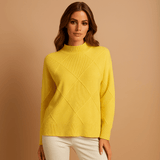 Naisten kašmiripaita - Korkea kaulus - Pehmeä ja lämmin - EmiyoSuomi - Neulepusero Nainen