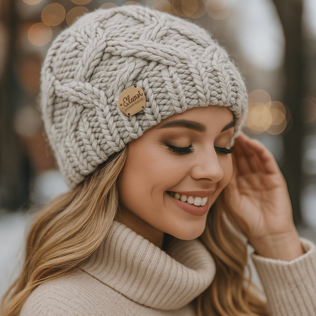 Naisten kierretty talvipipo Elena - EmiyoSuomi - Lämpimät pipot