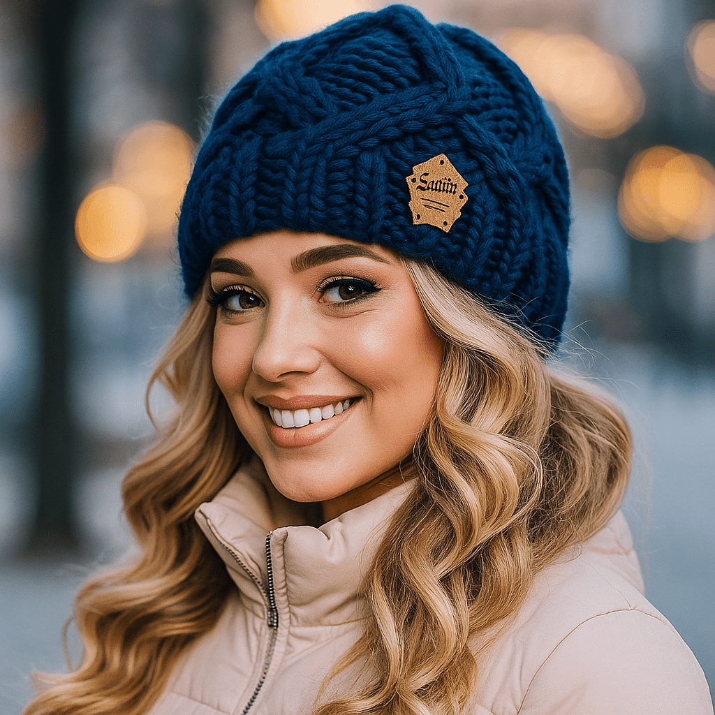 Naisten kierretty talvipipo Elena - EmiyoSuomi - Lämpimät pipot