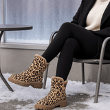 Naisten Leopardikuvioiset Talvikengät - Mukavuus Talvella - EmiyoSuomi - Naisten talvikengät