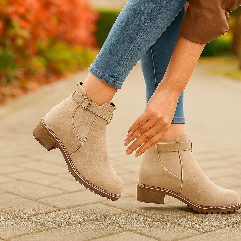 Naisten Muotisaappaat - Elastinen Lisäosa - Korkea Laatu Pohja - EmiyoSuomi - Saappaat Nainen