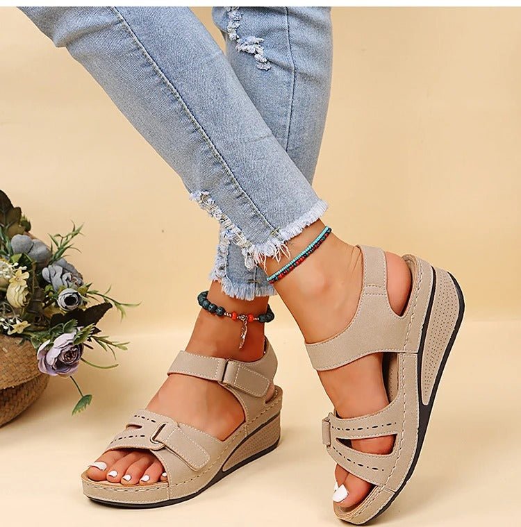 Naisten Ortopediset Sandaalit | Ergonominen Alusta | Kevyet & Tukevat | Päivittäiseen Käyttöön - EmiyoSuomi - Sandaalit