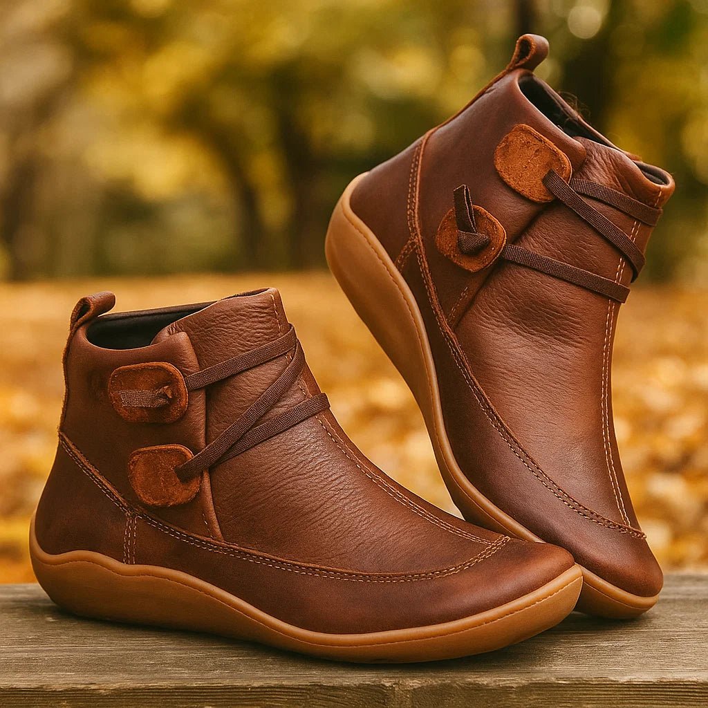 Naisten Puolikorkeat Saappaat Stilla - Mukava Istuvuus - Tyylikäs Suunnittelu - EmiyoSuomi - Saappaat Nainen