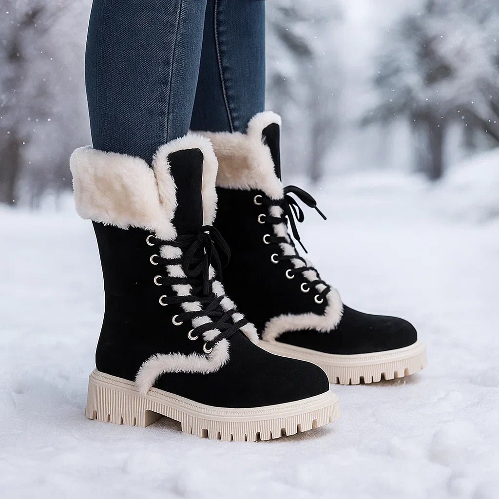 Naisten Talvikengät - Mukava Fleece - Vuori - Kestävä Profiili - EmiyoSuomi - Saappaat Nainen