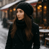 Paksu neulepipo naisille - EmiyoSuomi - Lämpimät pipot