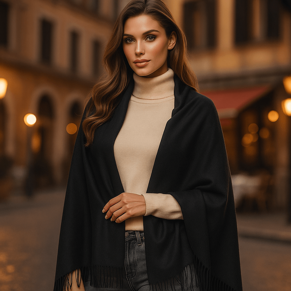 Pashmina Huivi Naisille – Tyylikäs Luksuspehmeys - EmiyoSuomi - Huivit