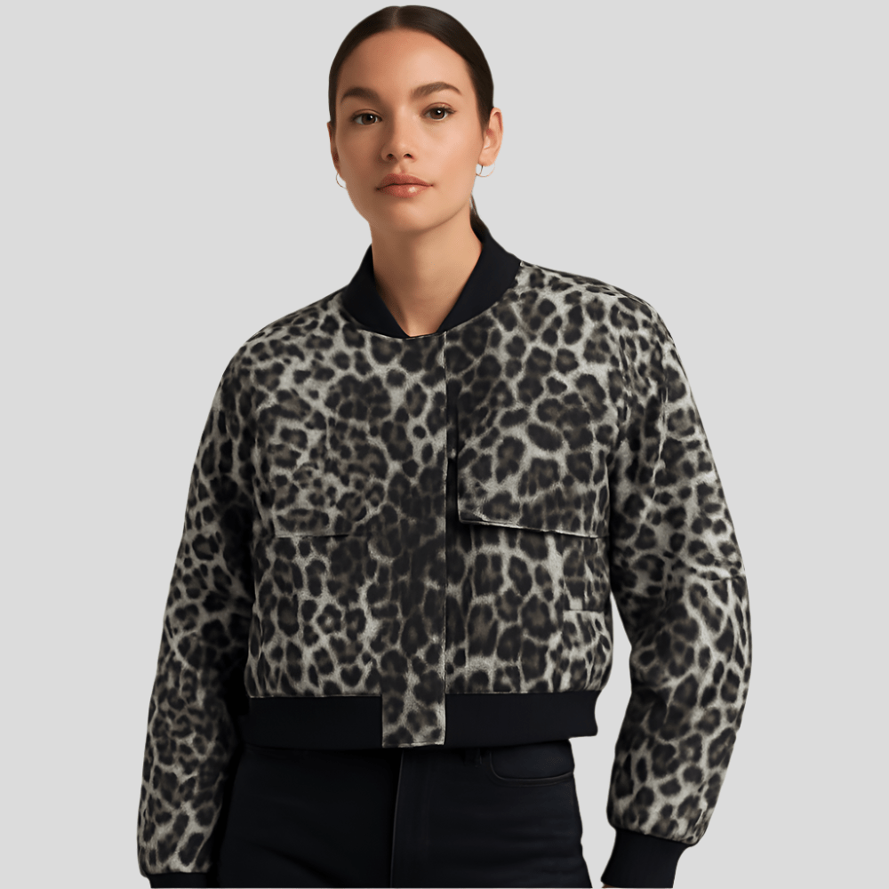 Pehmeä beige pilot jacket naisille - Mukava rento tyyli - EmiyoSuomi - Bomberjacket - Nainen