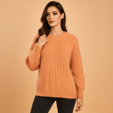 Pehmeä Cashmere Neulepaita - Mukava Eleganssi - Lämpö & Tyylitietoisuus - EmiyoSuomi - Neulepusero Nainen