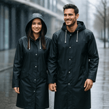 Pitkä vedenpitävä unisex - sadetakki - EmiyoSuomi - Takit - Miehet