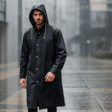 Pitkä vedenpitävä unisex - sadetakki - EmiyoSuomi - Takit - Miehet